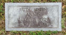 Ruth <I>Bowen</I> Annis 