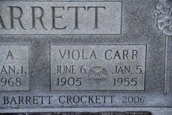 Viola <I>Carr</I> Barrett 