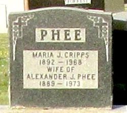 Maria J. <I>Cripps</I> Phee 