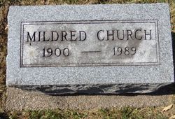 Mildred <I>Church</I> Benton 