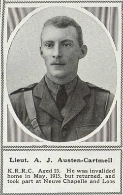 Lt Arthur James Austen-Cartmell 