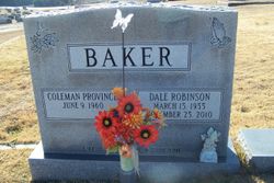 Dale <I>Robinson</I> Baker 