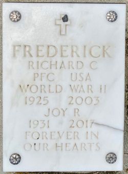 Richard C Frederick 