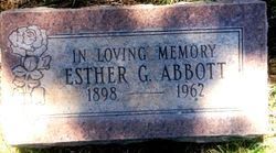 Esther Gertrude <I>Geelin</I> Abbott 