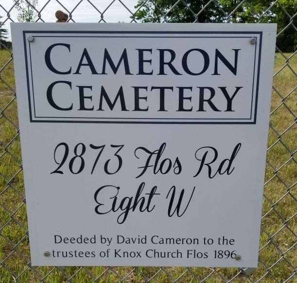 Cameron's Langman Cemetery