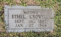 Ethel May <I>Brown</I> Crowell 