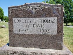 Dorothy J <I>Davis</I> Thomas 