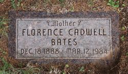 Florence J. <I>Cadwell</I> Bates 