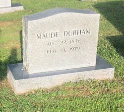 Maude Carrie Durham 
