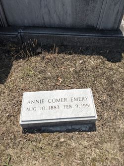 Annie Eliza <I>Comer</I> Emery 