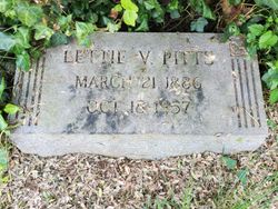 Lettie Willis <I>Vaughan</I> Pitts 