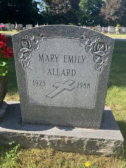 Mary Emily <I>Oliver</I> Allard 