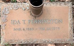 Ida Ozora <I>Taylor</I> Pennington 