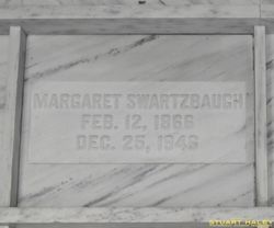 Margaret Ann <I>Baker</I> Swartzbaugh 