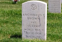 Archibald E Brown 