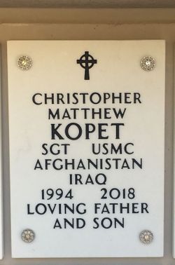 Sgt Christopher Matthew Kopet 
