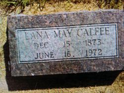 Lana May <I>Gardner</I> Calfee 