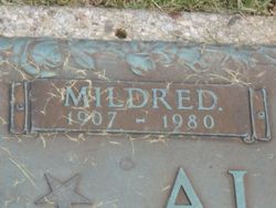 Mildred A. “Millie” <I>Braden</I> Aldrich 