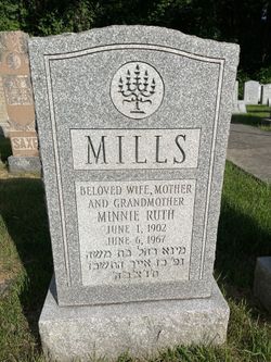 Minnie Ruth <I>Altman</I> Mills 