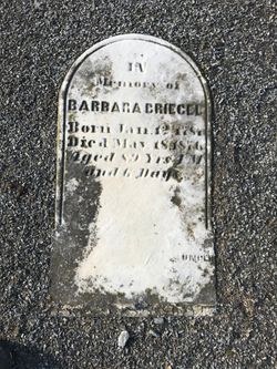 Maria Barbara <I>Weinhold</I> Briegel 
