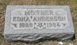 Edna <I>Graham</I> Anderson 