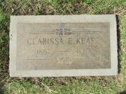 Clarissa <I>Ellison</I> Keast 