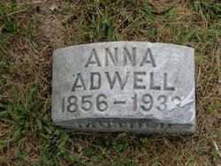 Anna <I>Schaub</I> Adwell 