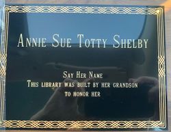 Annie Sue <I>Totty</I> Shelby 
