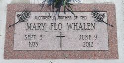 Mary Florence “Flo” <I>Ament</I> Whalen 
