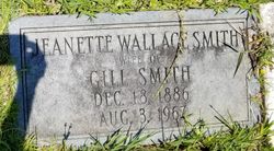 Jeanette “Nettie” <I>Wallace</I> Smith 