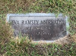 Eva Pearl <I>Ramsey</I> Abernathy 