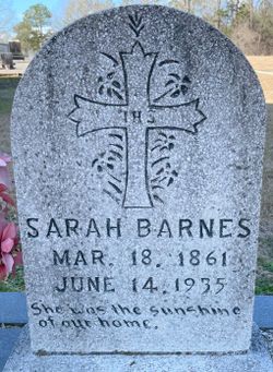 Sarah <I>Bryson</I> Barnes 