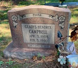 Gladys <I>Hendrix</I> Campbell 
