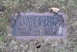 Jayne Ellen <I>Brown</I> Anderson 