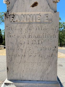 Fannie Elizabeth <I>Blackwell</I> Hamilton 