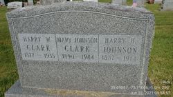 Mary <I>Johnson</I> Clark 