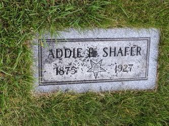 Addie Elizabeth <I>Steele</I> Shafer 