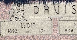Lydia <I>Blehm</I> Davis 