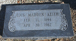 Lois <I>Madden</I> Keith 