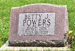 Betty Jean <I>Sanders</I> Powers 