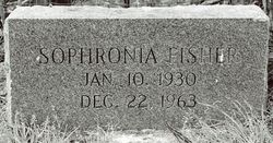 Sophronia “Caldonia” <I>Brown</I> Fisher 