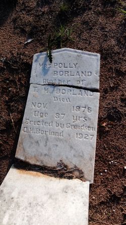 Mary “Polly” <I>Mathis</I> Borland 