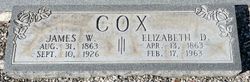 Mary Elizabeth <I>Deaton</I> Cox 