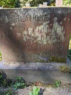Blanche L. <I>McCulloch</I> Decker 