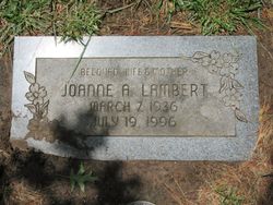 Joanne Agnes <I>Enderle</I> Lambert 