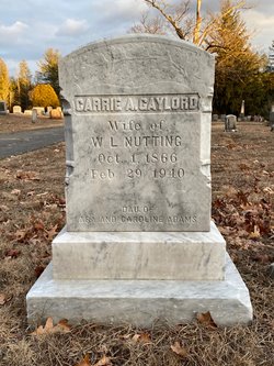 Carrie Bell <I>Adams</I> Gaylord Nutting 