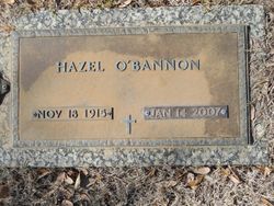 Hazel <I>Copeland</I> O'Bannon 