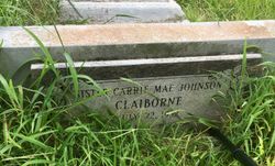 Carrie Mae <I>Johnson</I> Claiborne 