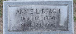 Annie L <I>Leysath</I> Beach 