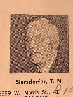 Dr Theodore N. Siersdorfer 